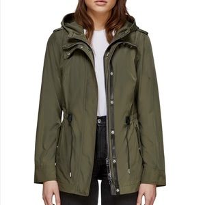 Mackage Waterproof Melita Rain Jacket Olive Green XS